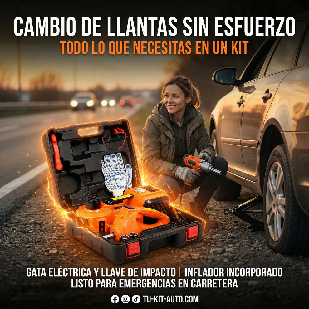 Gata Hidráulica Eléctrica para Auto